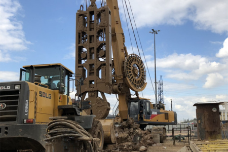 Solidpump при строительстве сооружений по методу «стена в грунте»